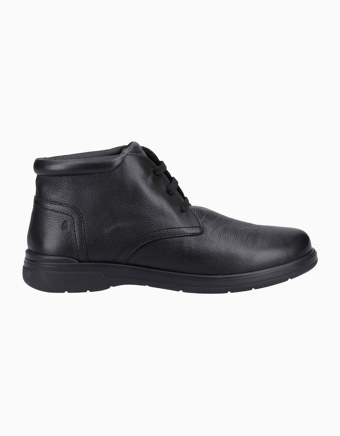 Hush Puppies Malcolm Leather Mens Boots Black
