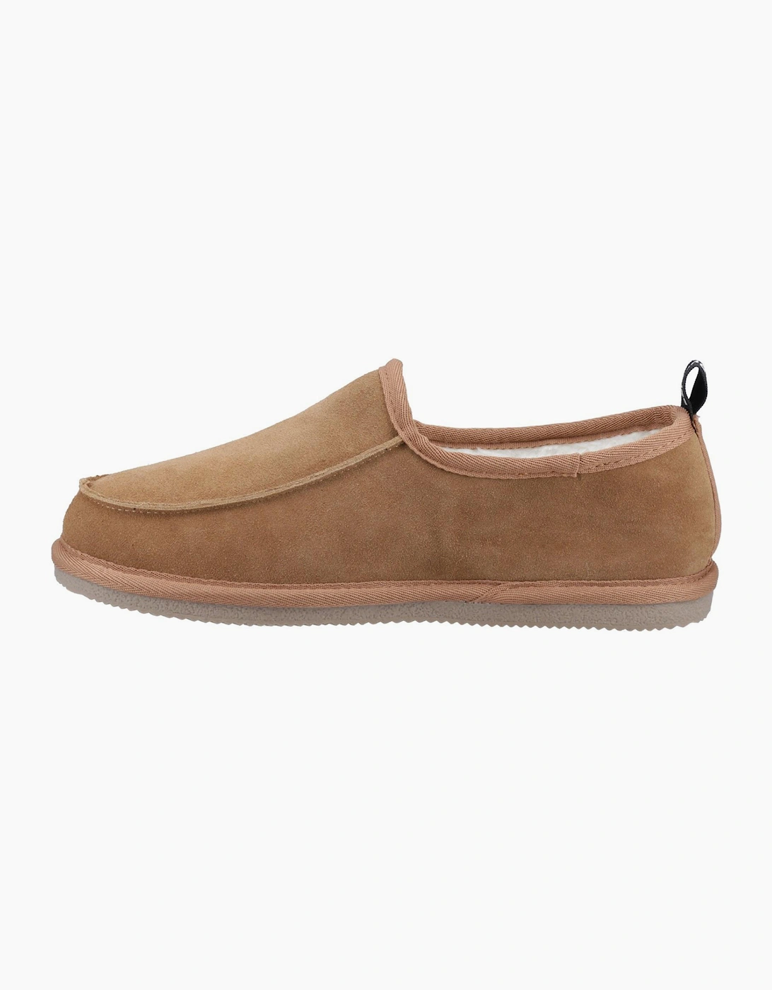 Hush Puppies Charles Memory Foam Slippers Mens Tan