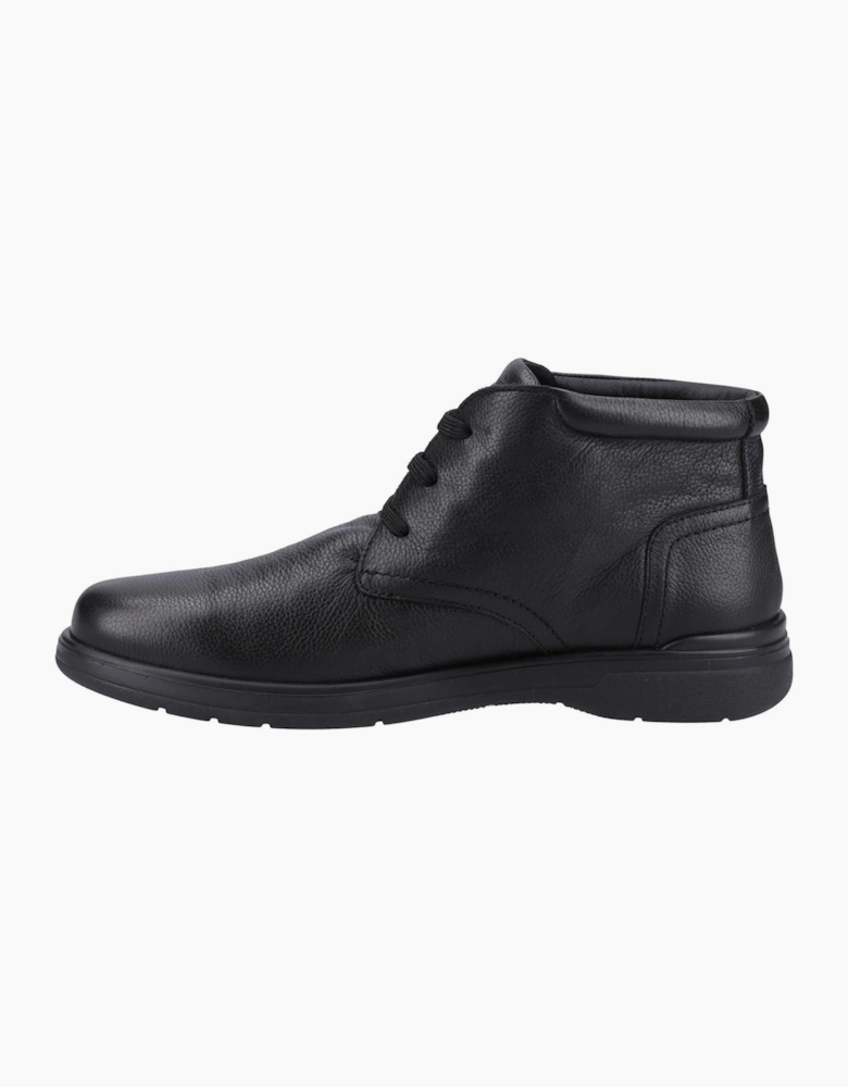 Hush Puppies Malcolm Leather Mens Boots Black