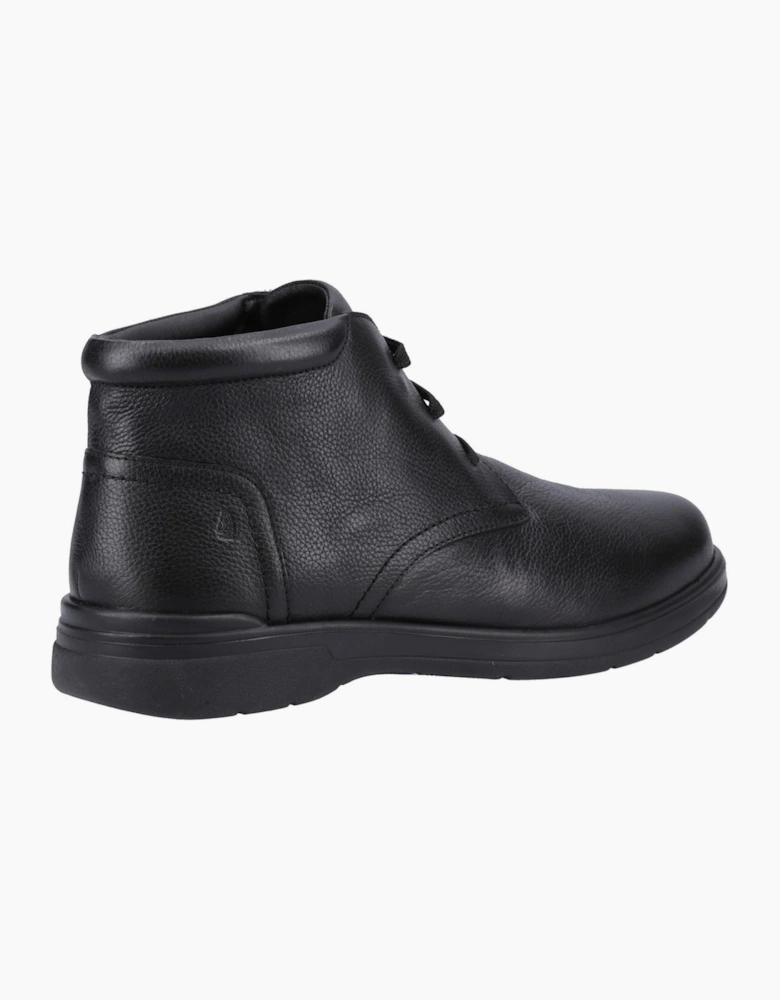 Hush Puppies Malcolm Leather Mens Boots Black