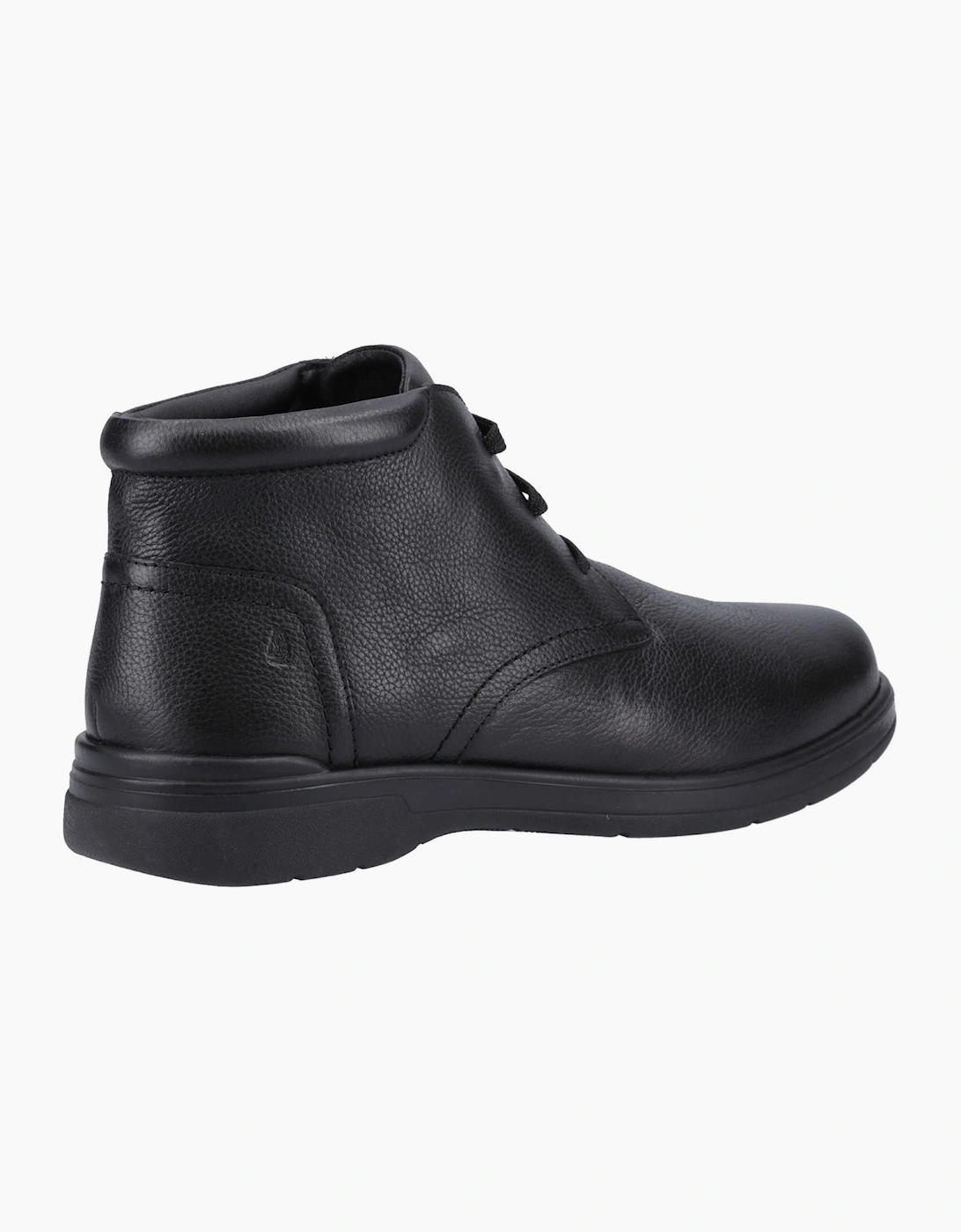 Hush Puppies Malcolm Leather Mens Boots Black