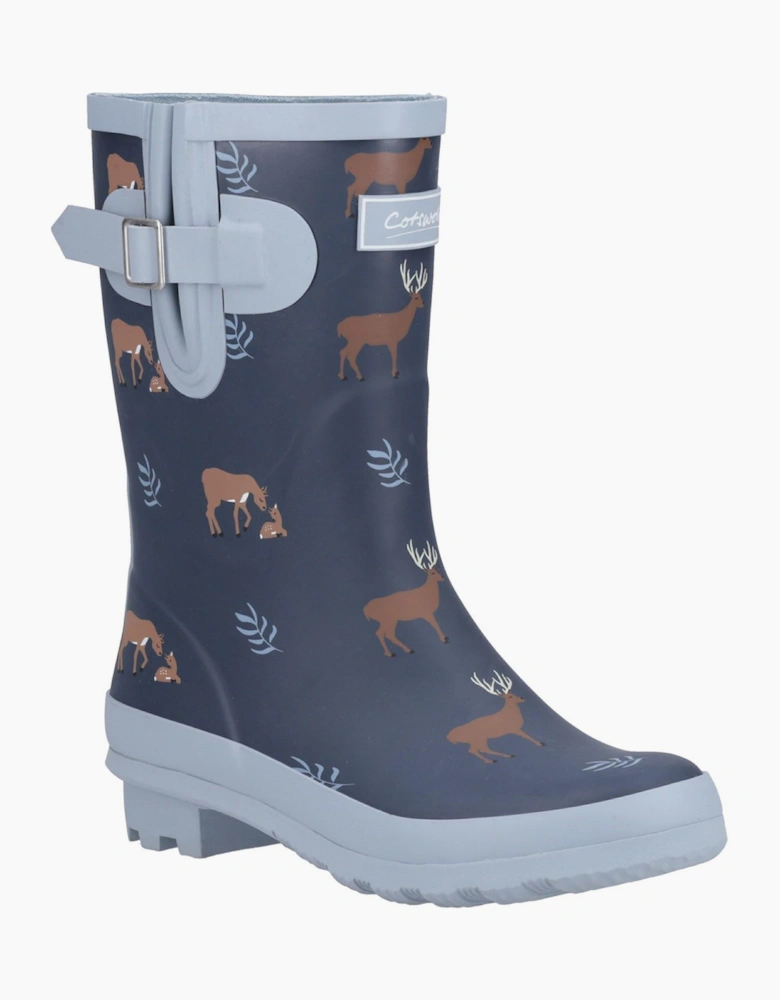 Cotswold Woodland Mid Womens Wellington Boots Deers