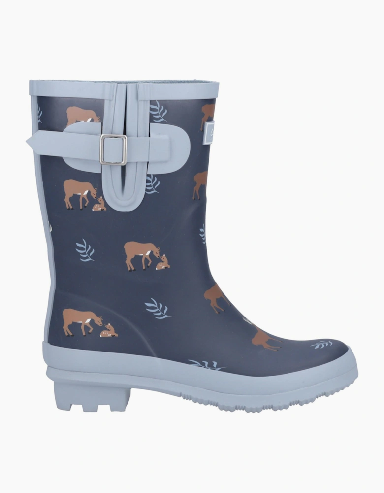 Cotswold Woodland Mid Womens Wellington Boots Deers