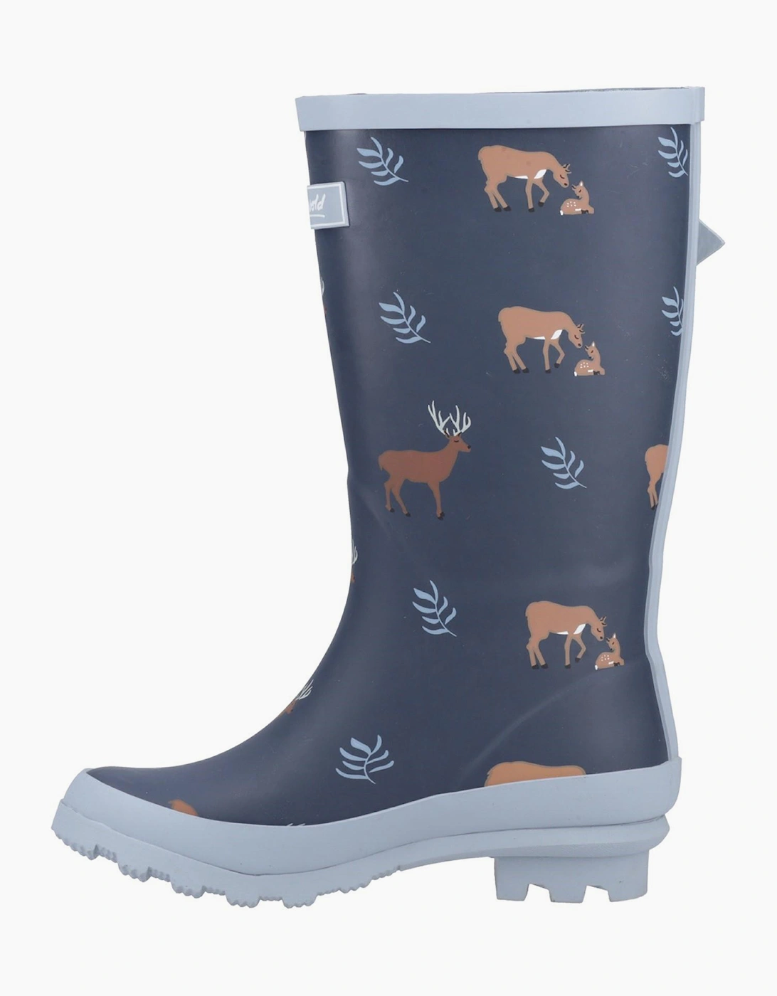 Cotswold Woodland Mid Womens Wellington Boots Deers