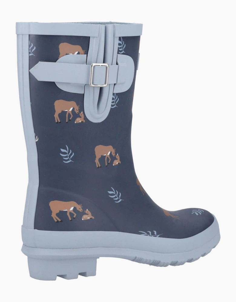 Cotswold Woodland Mid Womens Wellington Boots Deers