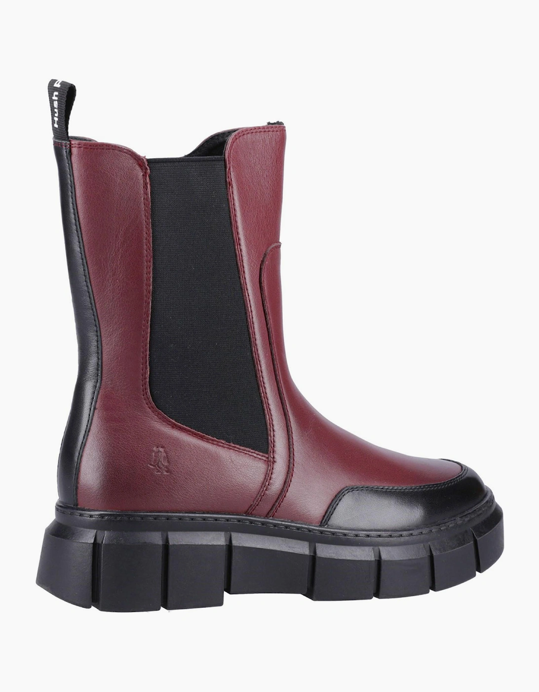 Hush Puppies Fleur Memory Foam Womens Boots Bordeaux