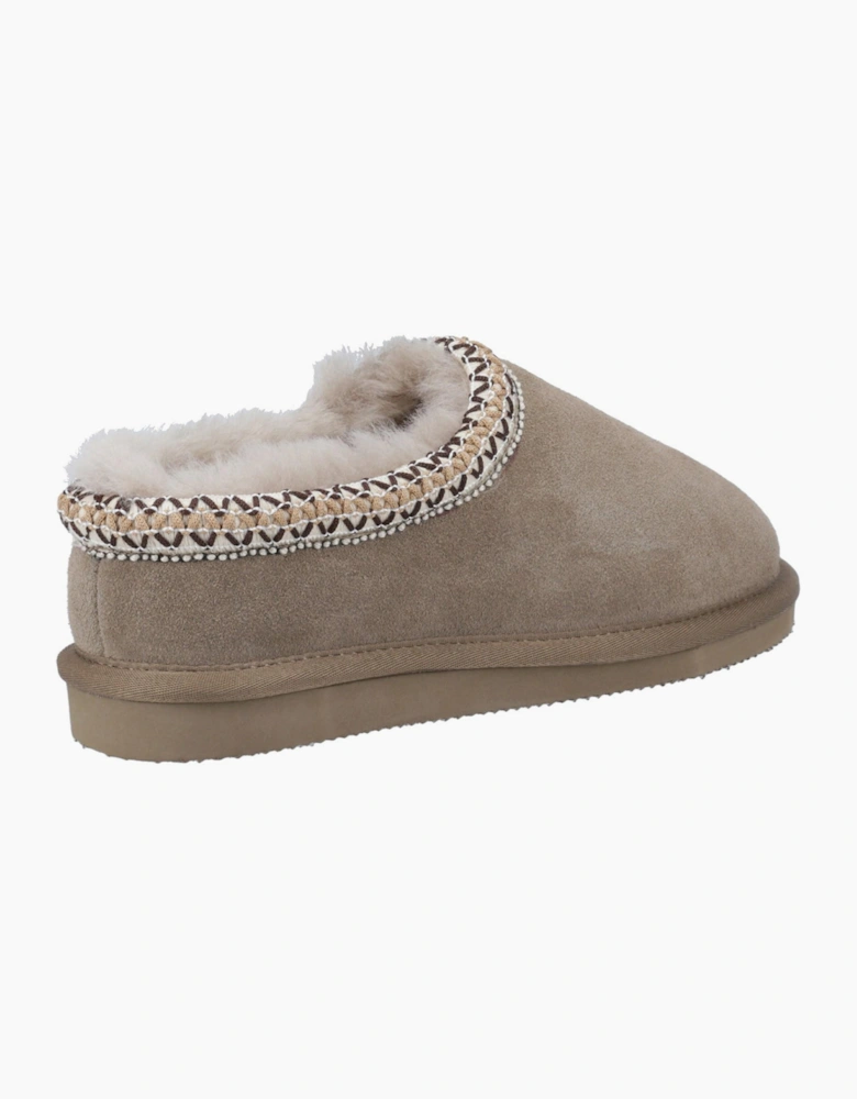 Cotswold Foxmoor Womens Slippers Taupe