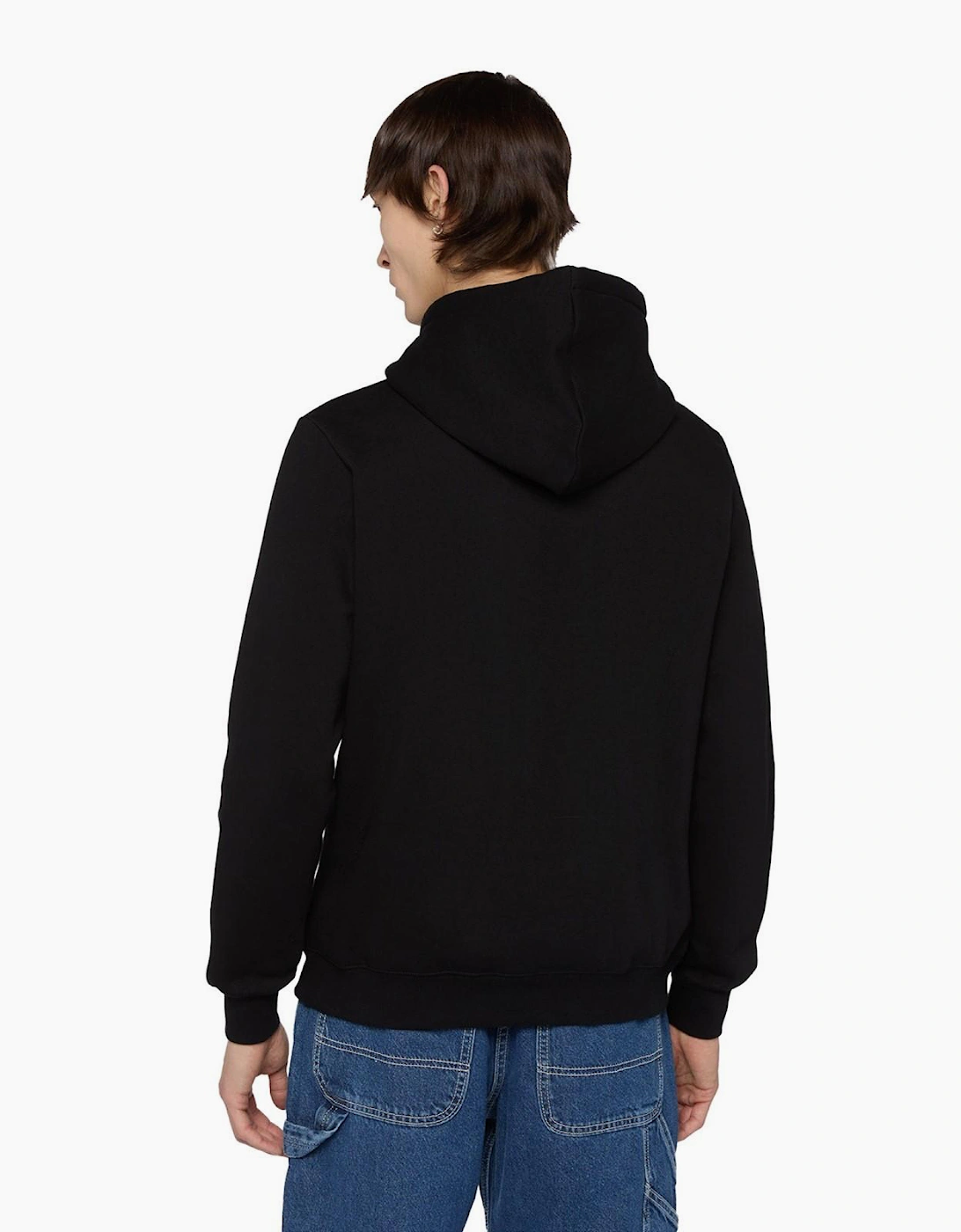 Dickies Icon Logo Hoodie Mens (Slim Fit) Black