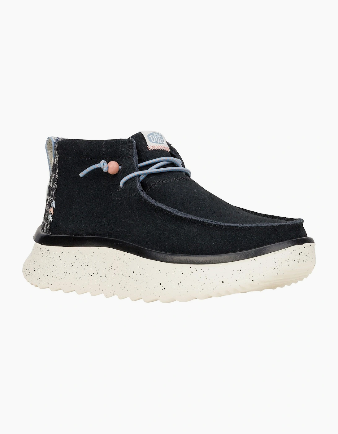 Hey Dude Wendy Womens Suede Leather Ankle Boots Black