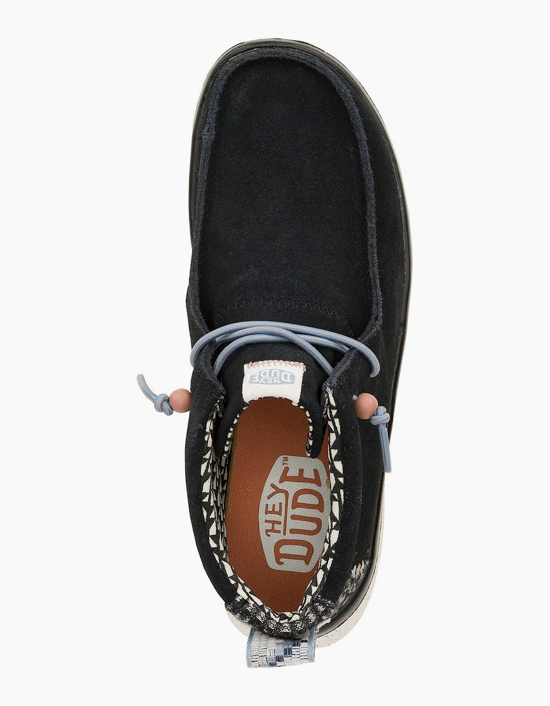 Hey Dude Wendy Womens Suede Leather Ankle Boots Black