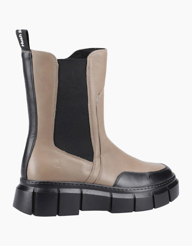 Hush Puppies Fleur Memory Foam Womens Boots Mocha