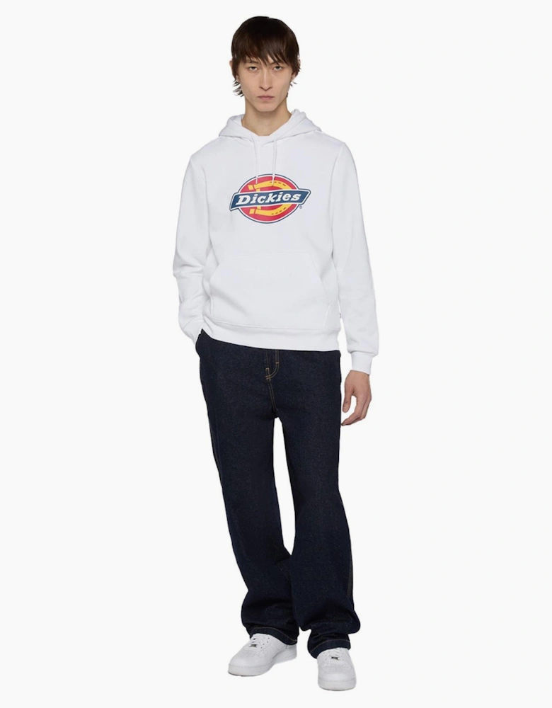 Dickies Icon Logo Hoodie Mens (Slim Fit) White