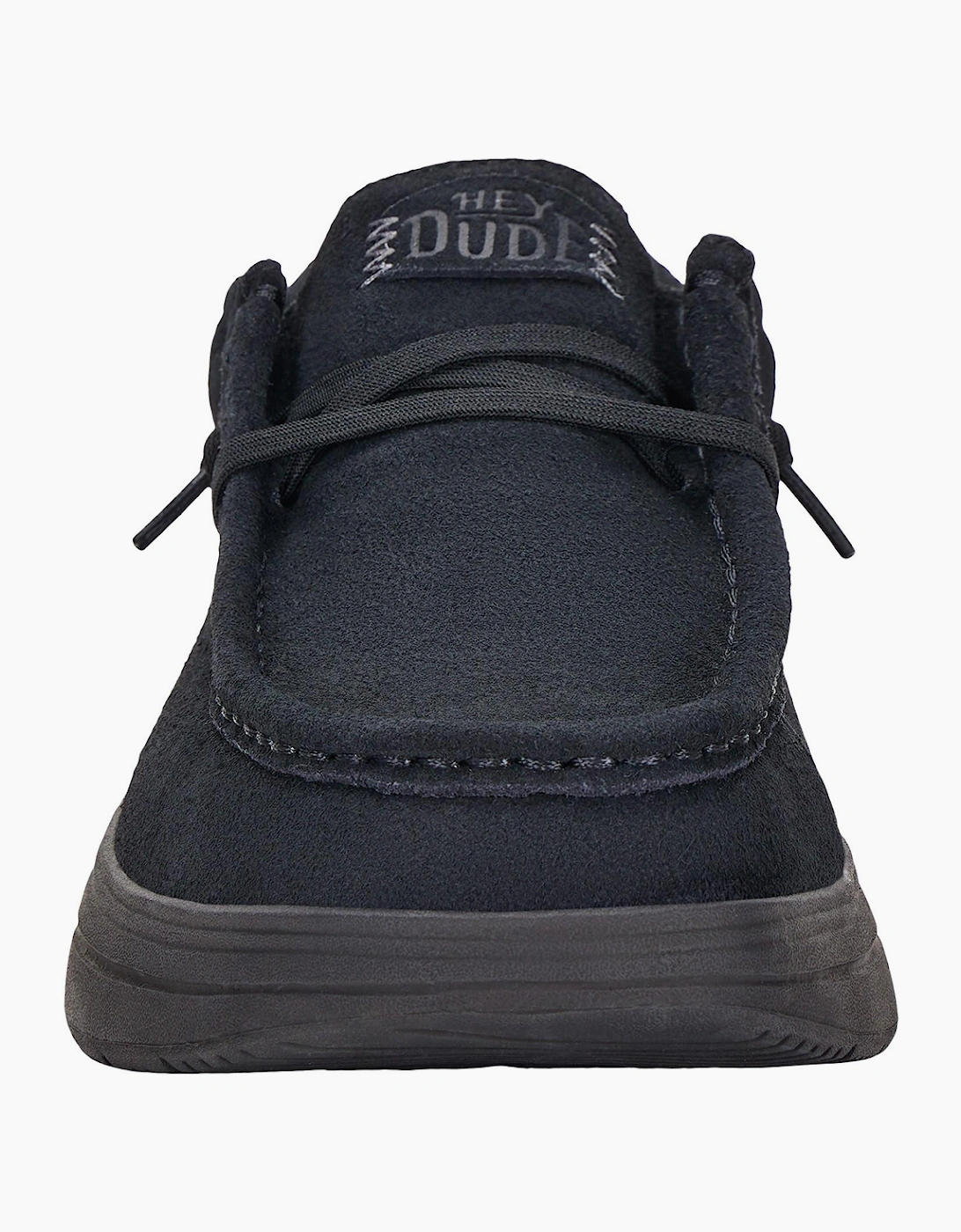 Hey Dude Wally Suede Shoes Black