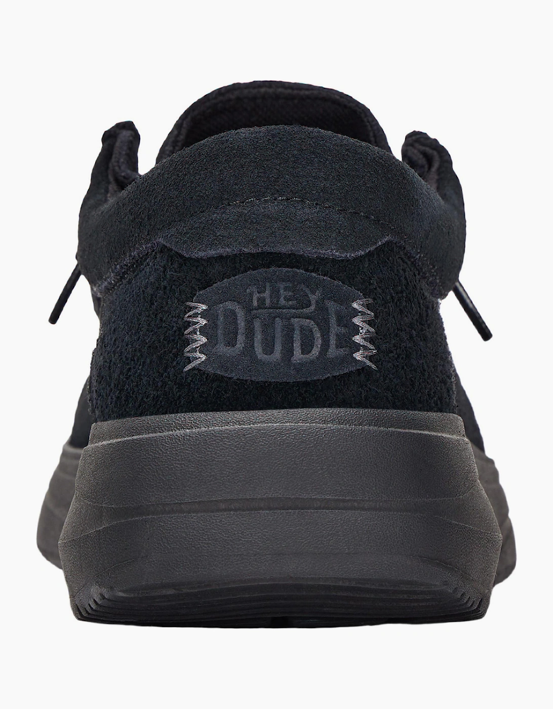 Hey Dude Wally Suede Shoes Black