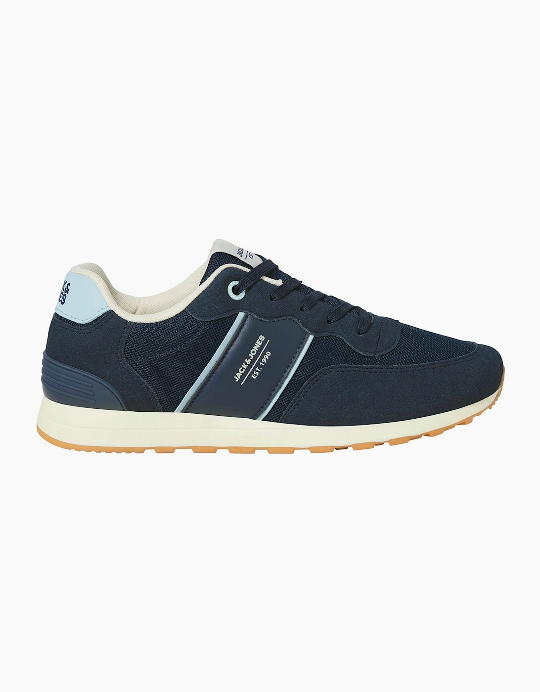 Jack & Jones Spirit Runner Mens Trainers Navy Blazer/Glacier Ice