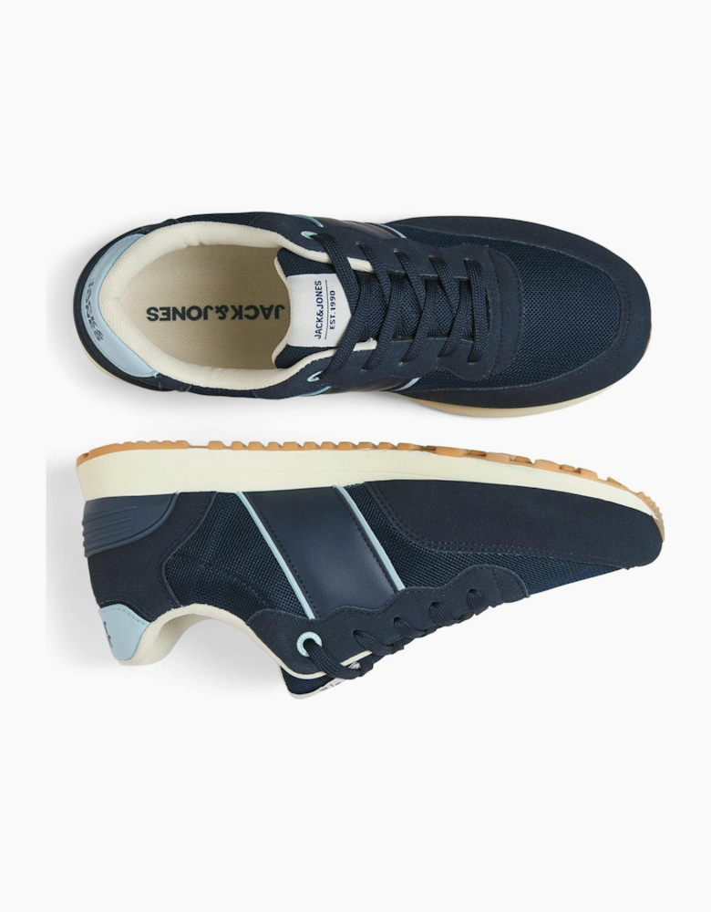 Jack & Jones Spirit Runner Mens Trainers Navy Blazer/Glacier Ice
