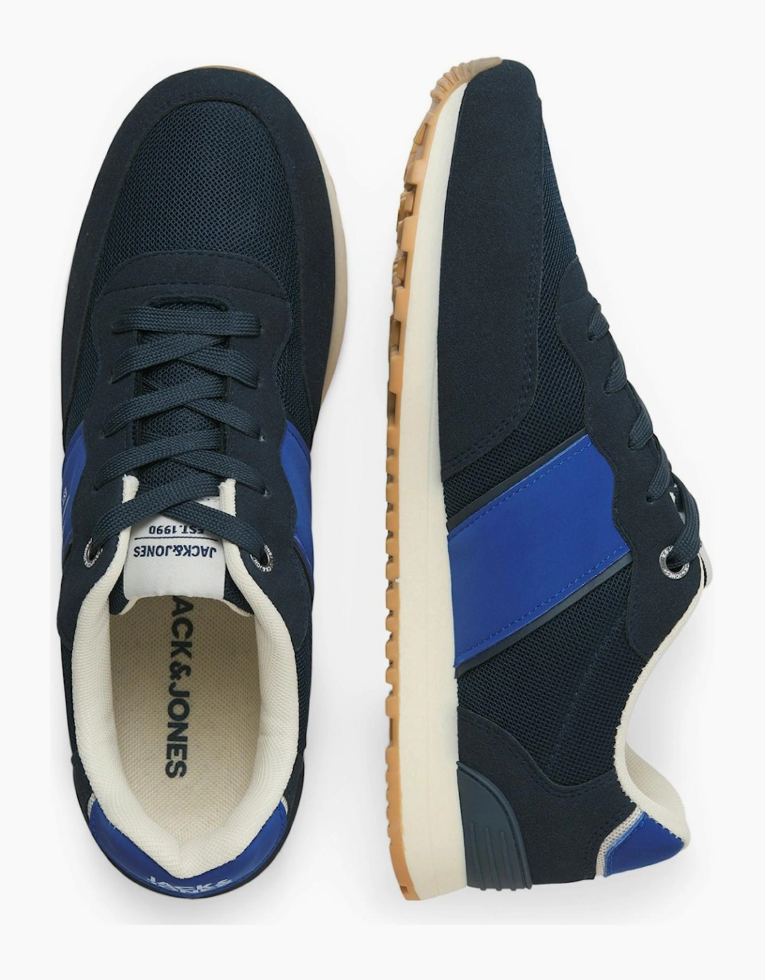 Jack & Jones Spirit Runner Mens Trainers Medieval Blue