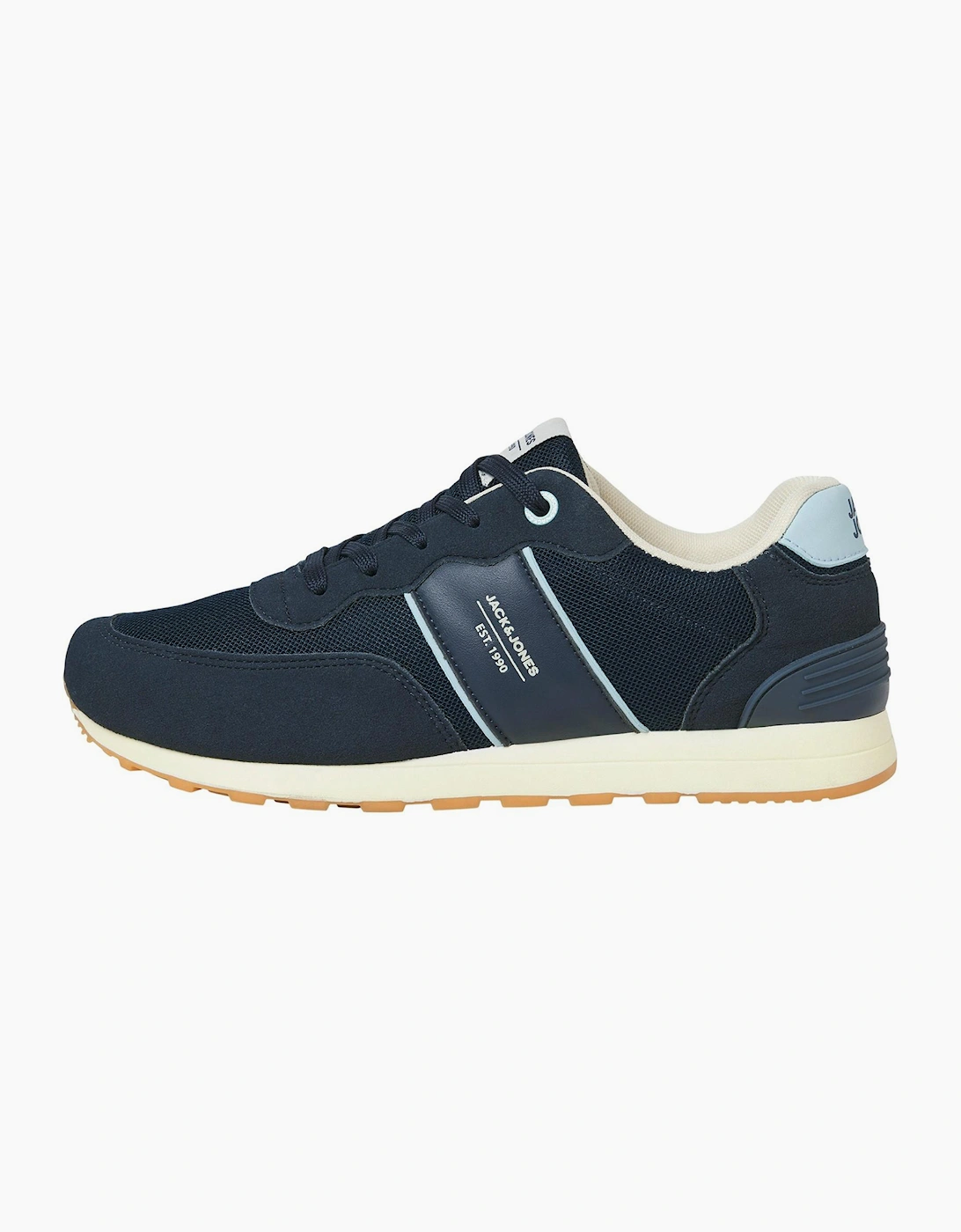 Jack & Jones Spirit Runner Mens Trainers Navy Blazer/Glacier Ice