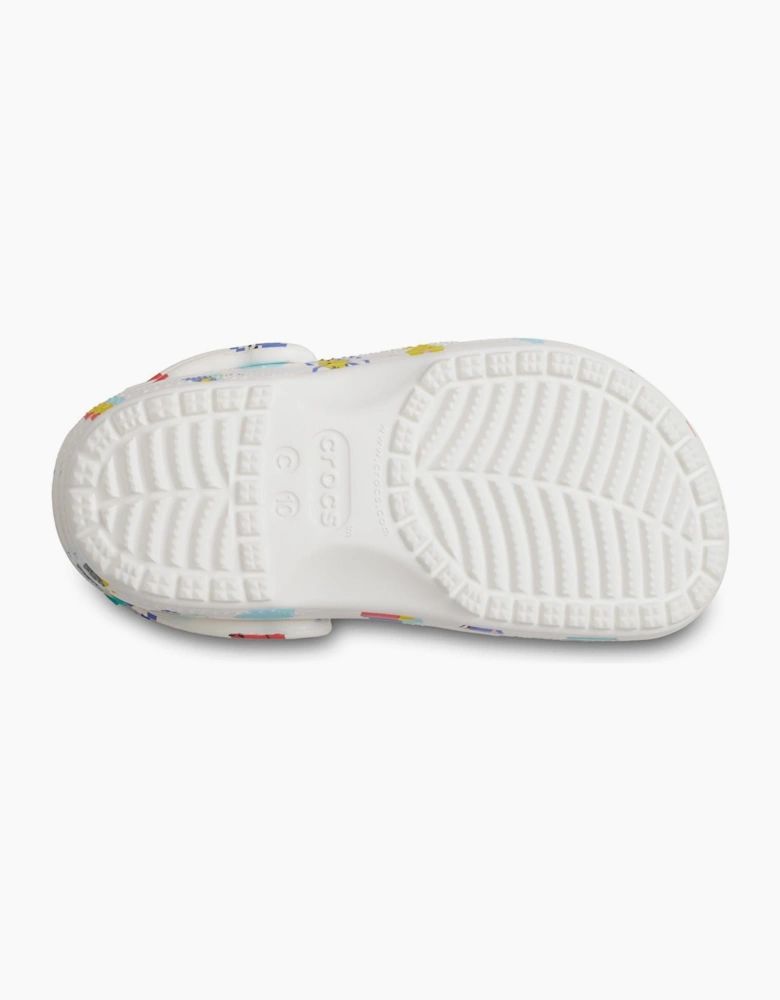 Crocs Classic Graphic Clog Infants White/Multi