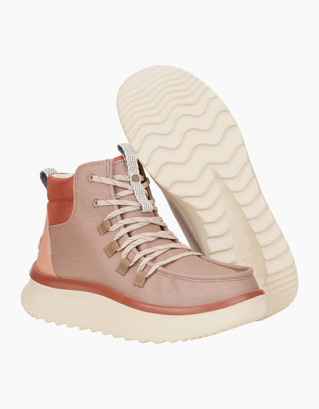 Hey Dude Wendy Peak Apres Womens Ankle Boots Desert Brown