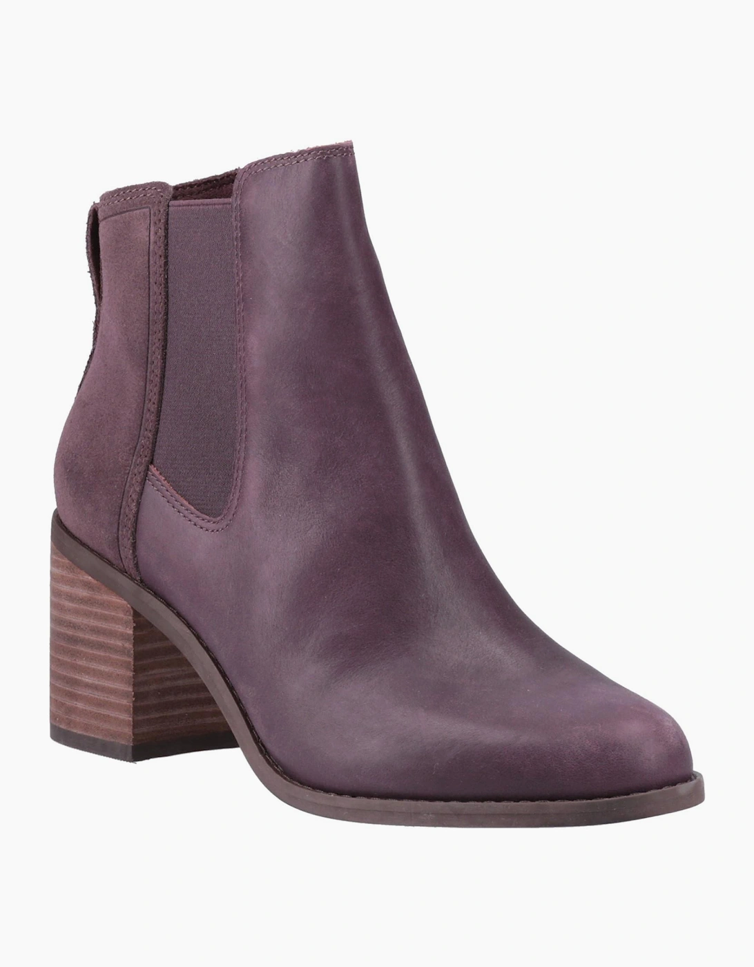 Toms Evelyn Womens Boots Plum