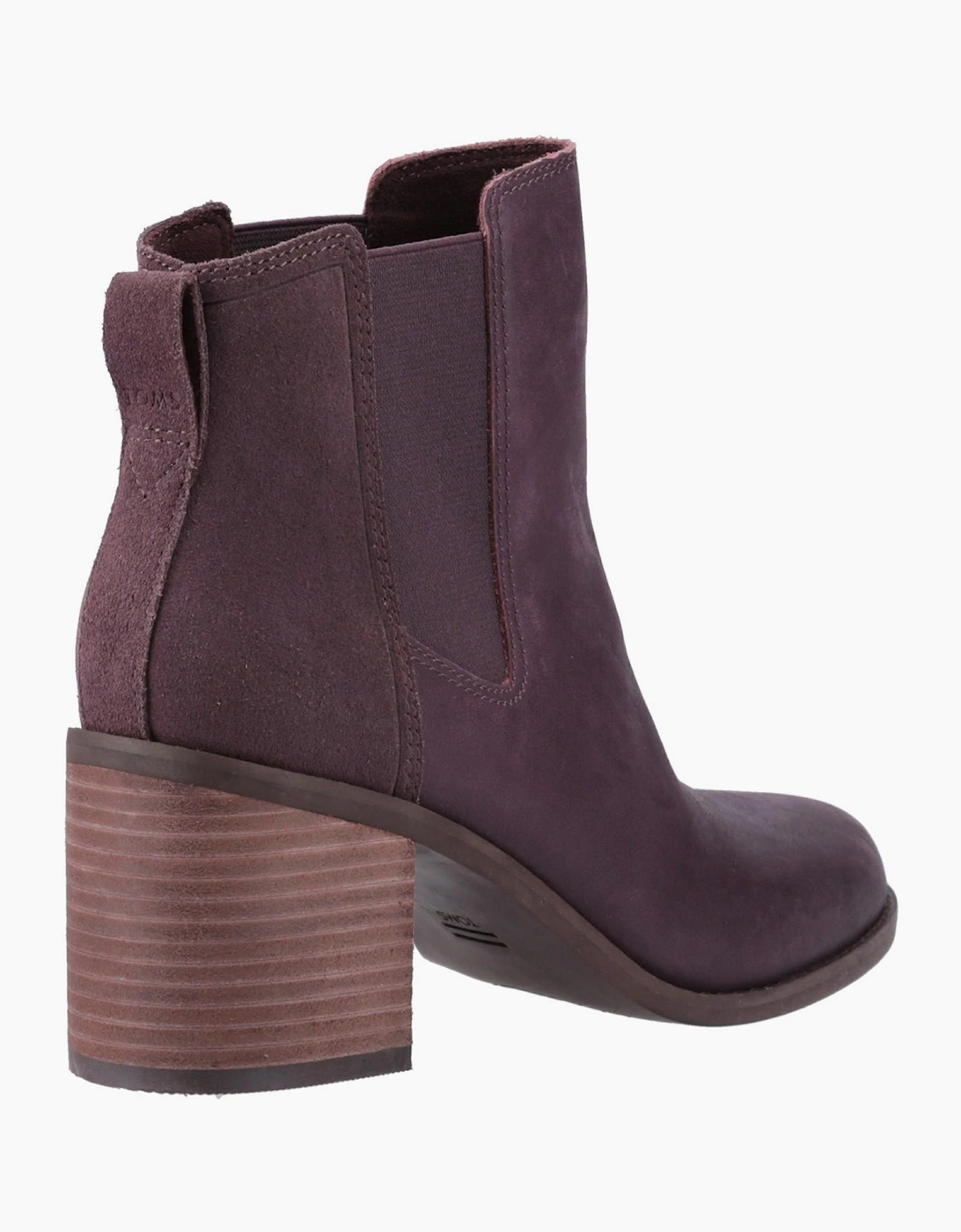 Toms Evelyn Womens Boots Plum