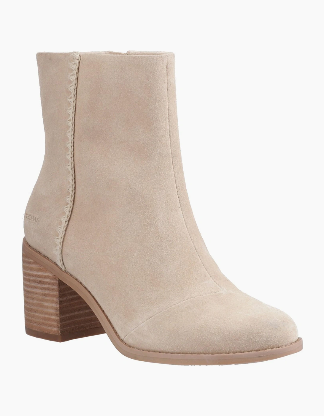 Toms Evelyn Womens Zip Boots Natural