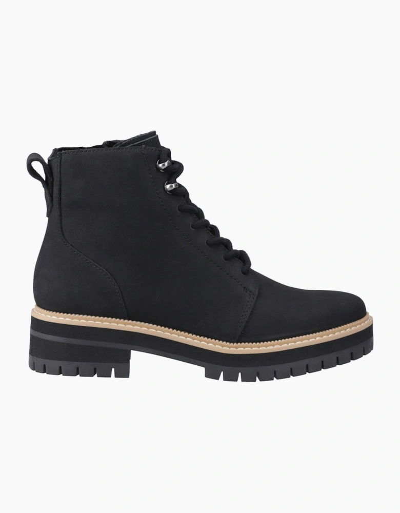 Toms Wylder Womens Ankle Boots Black