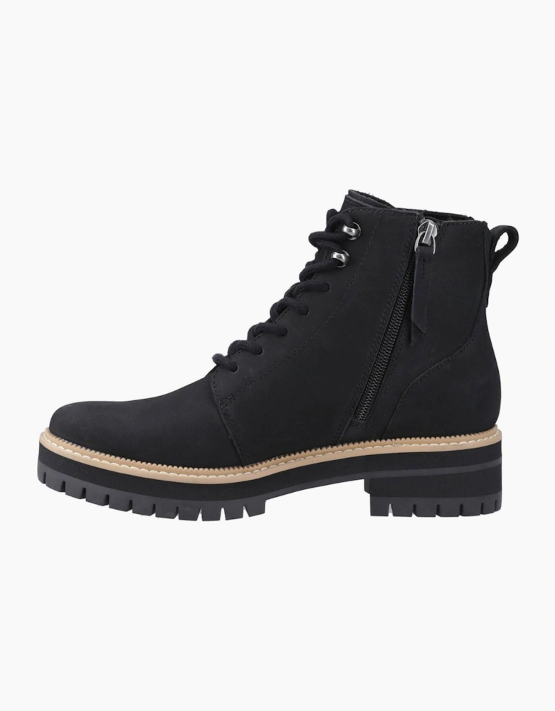 Toms Wylder Womens Ankle Boots Black
