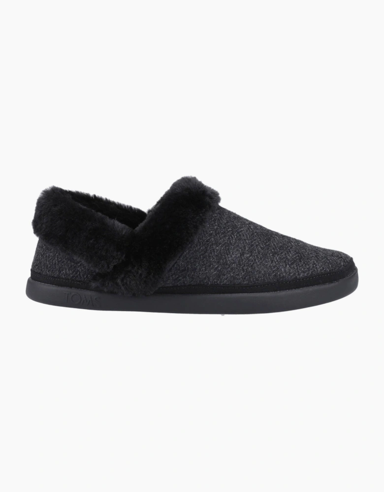 Toms Oslo Womens Memory Foam Slippers Black