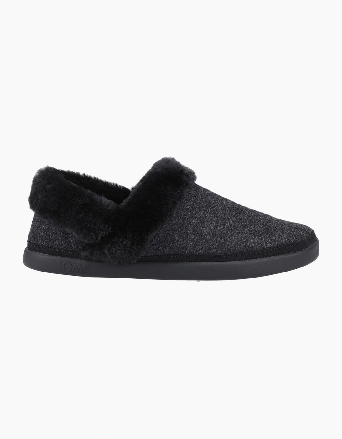 Toms Oslo Womens Memory Foam Slippers Black