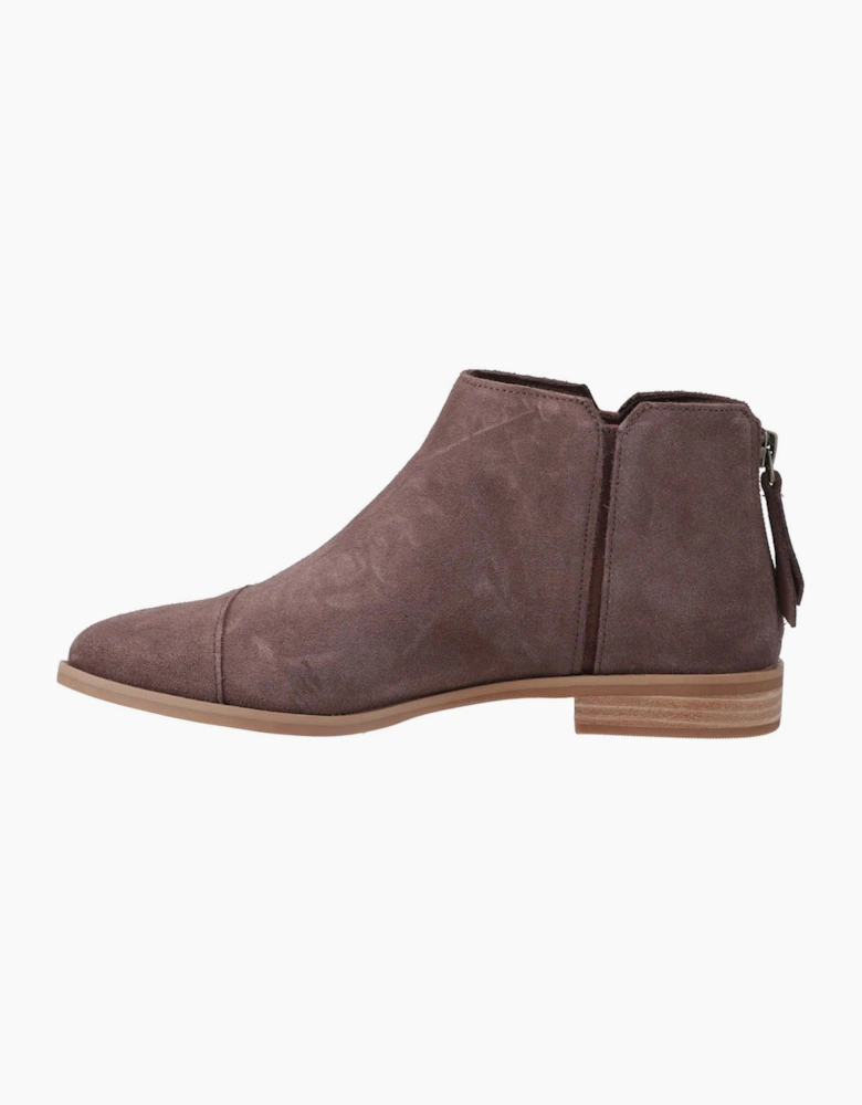 Toms Rylie Womens Ankle Boots Dark Brown