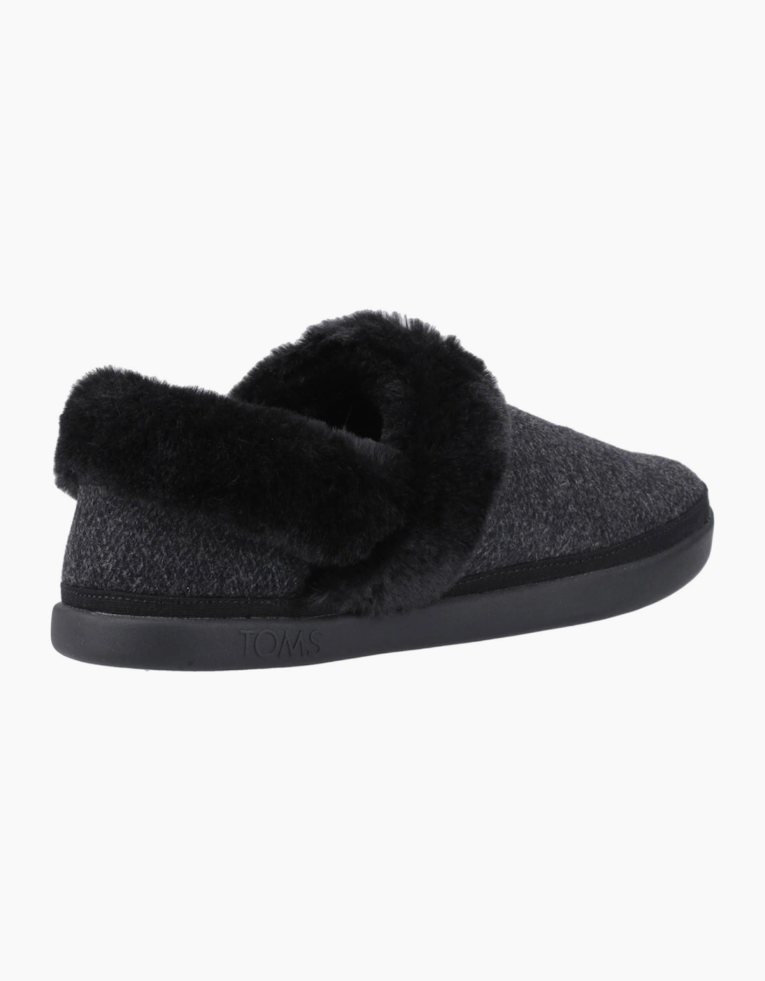 Toms Oslo Womens Memory Foam Slippers Black