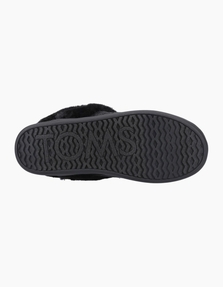 Toms Oslo Womens Memory Foam Slippers Black