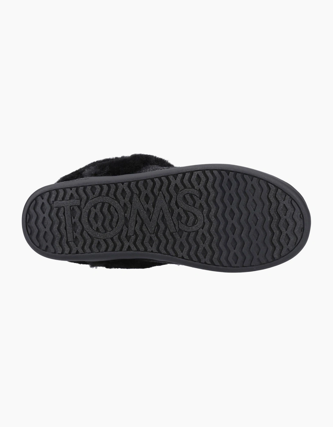 Toms Oslo Womens Memory Foam Slippers Black