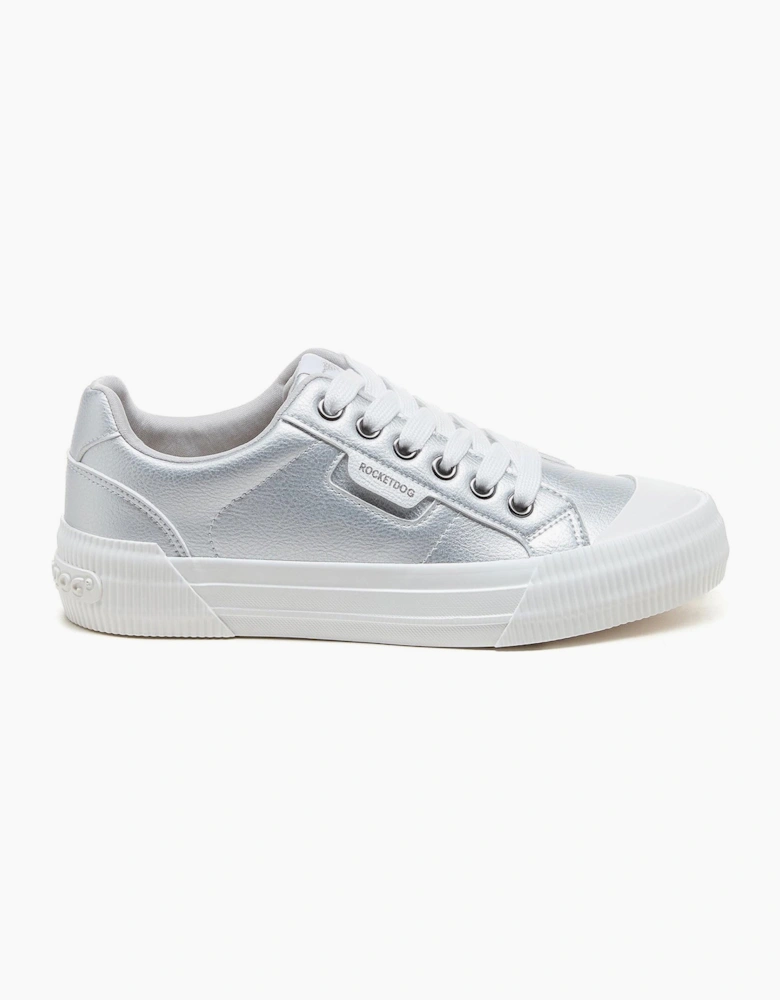 Rocket Dog Cheery Womens Trainers Silver