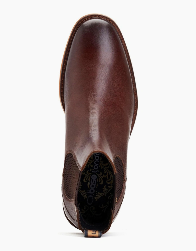 Base London Douglas Mens Chelsea Boots Brown