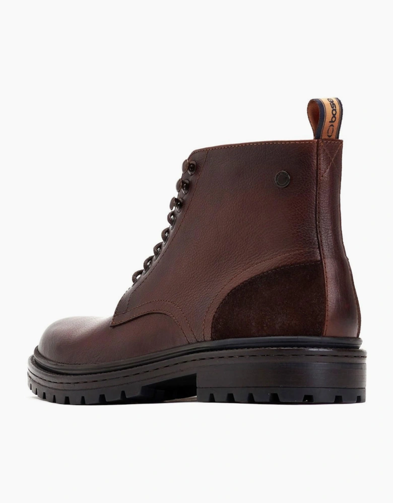 Base London Dettori Mens Work Boots Brown