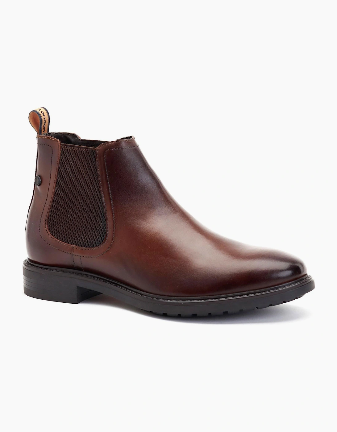 Base London Ranger Mens Chelsea Boots Brown