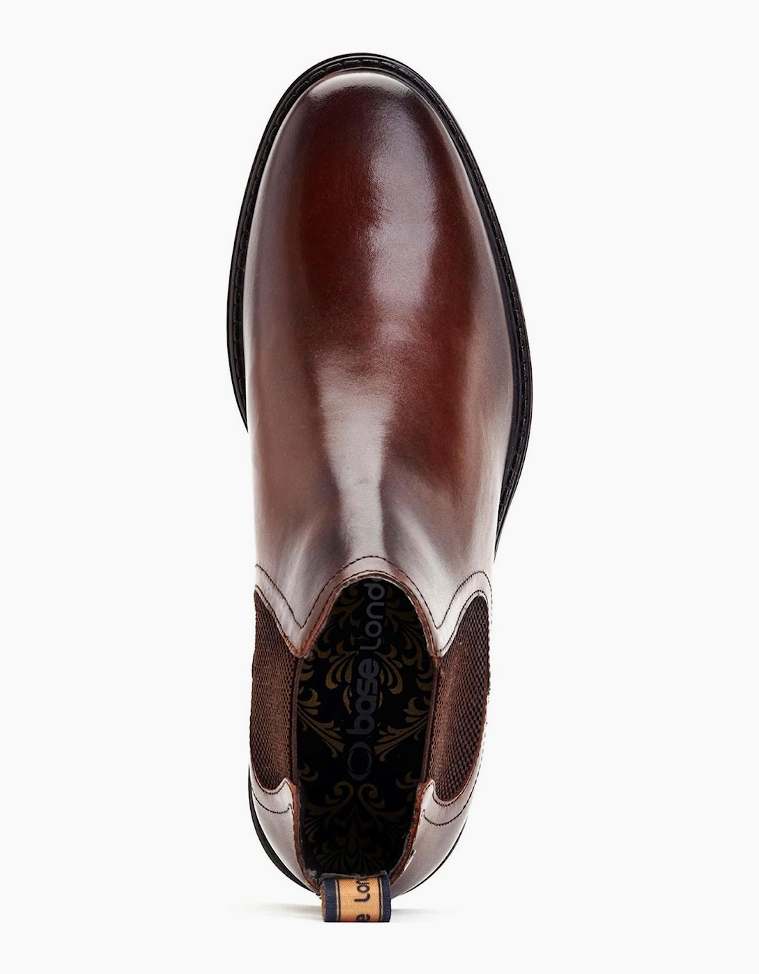 Base London Ranger Mens Chelsea Boots Brown