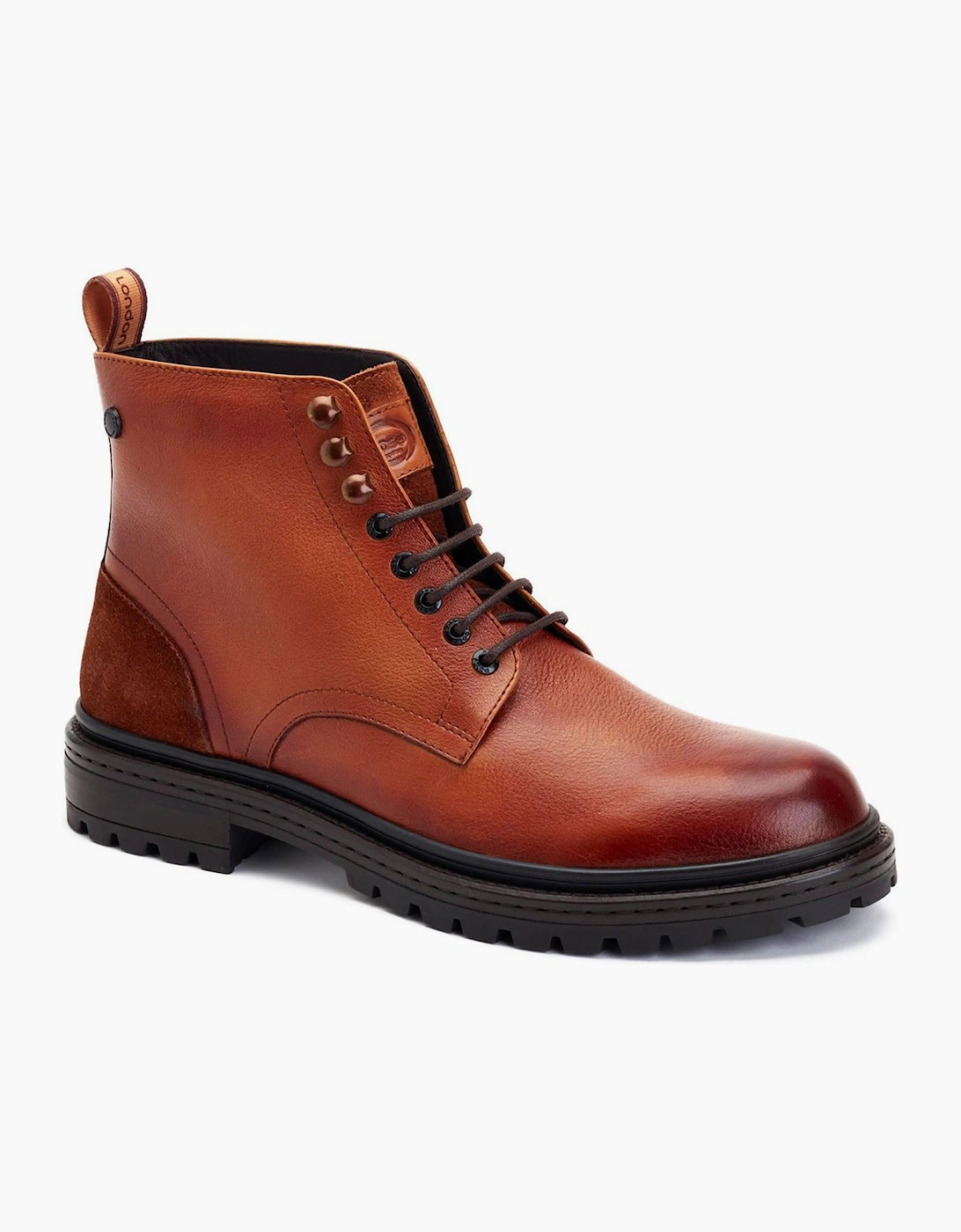 Base London Dettori Mens Work Boots Tan