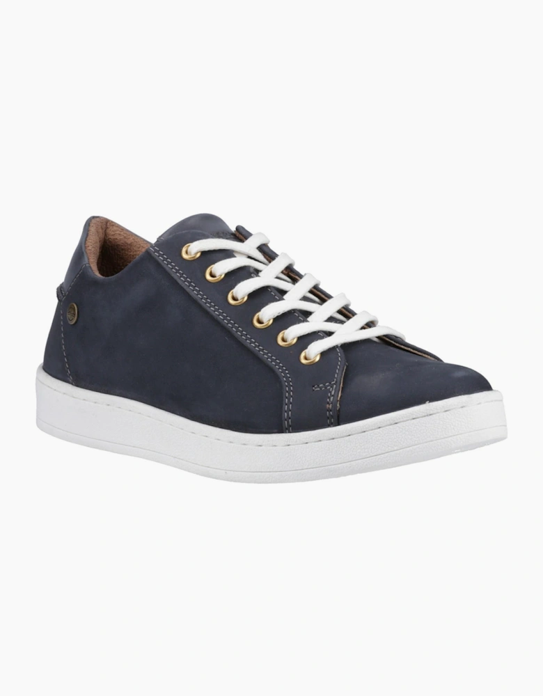 Cotswold Radcot Womens Leather Trainers Navy