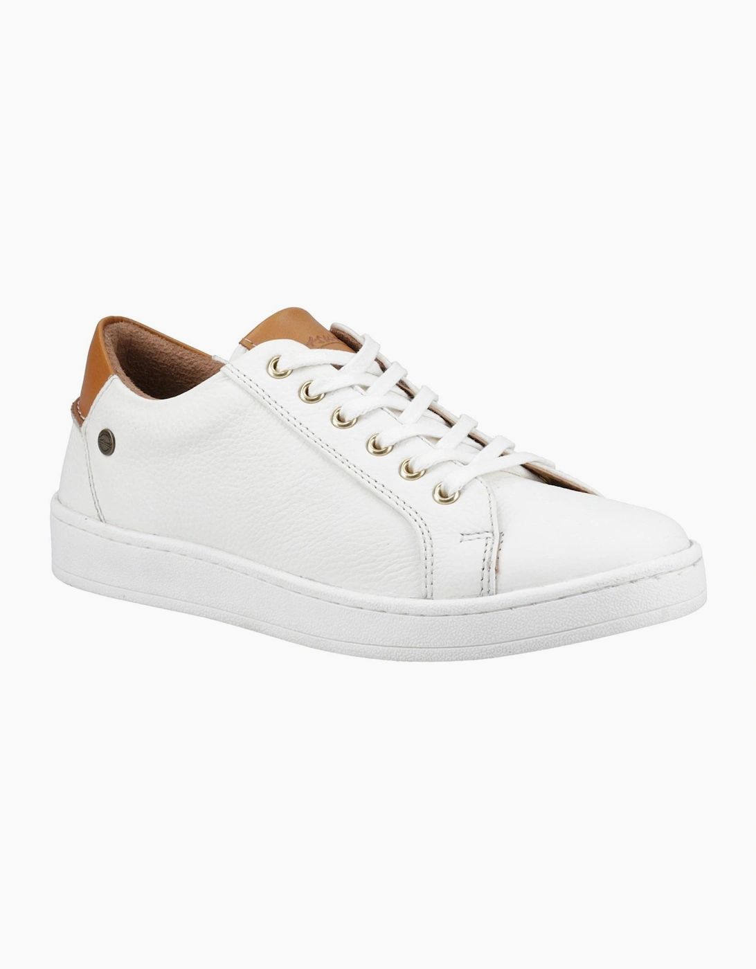 Cotswold Radcot Womens Leather Trainers White