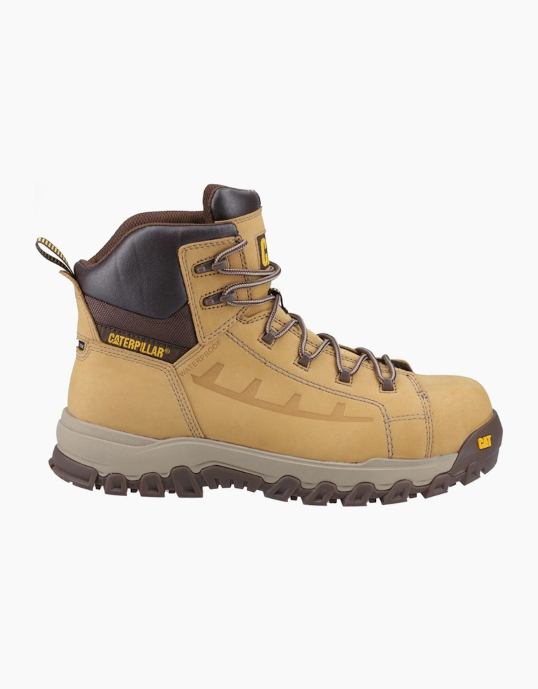 Caterpillar Safety Caterpillar Threshold Rebound Waterproof Safety Boots Mens Honey