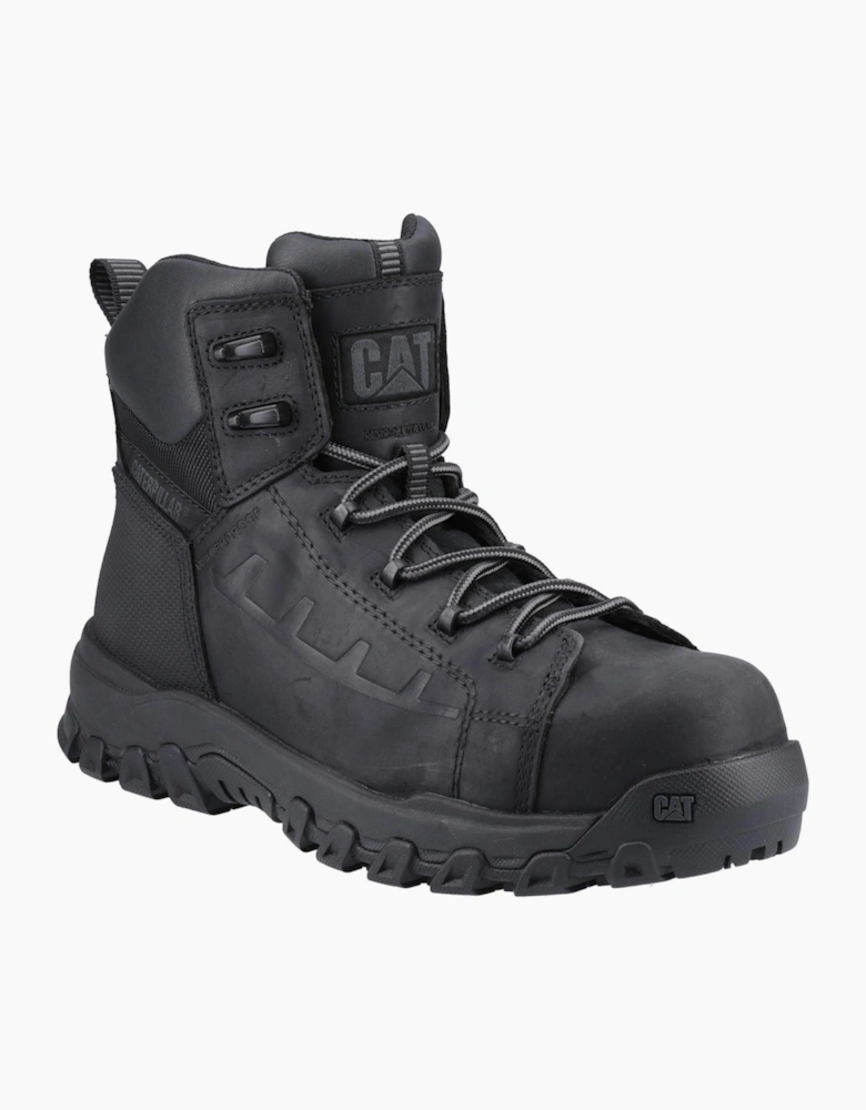 Caterpillar Safety Caterpillar Threshold Rebound Waterproof Safety Boots Mens Black