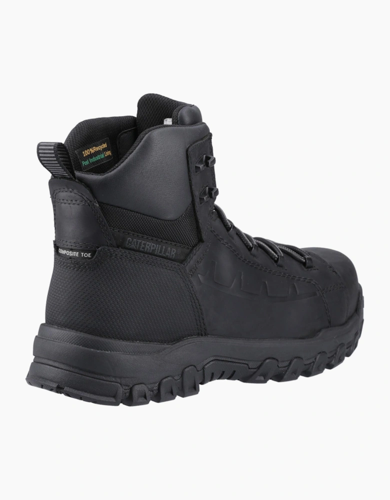 Caterpillar Safety Caterpillar Threshold Rebound Waterproof Safety Boots Mens Black
