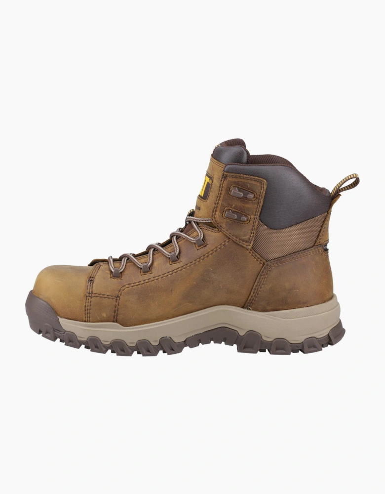 Caterpillar Safety Caterpillar Threshold Rebound Waterproof Safety Boots Mens Pyramid