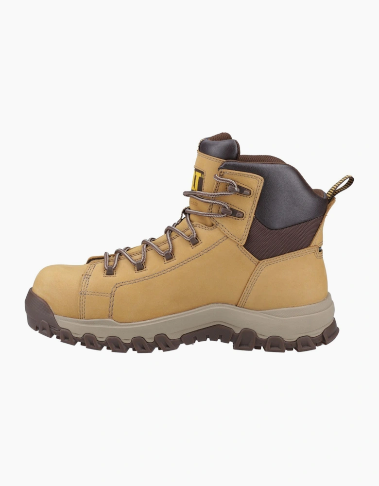 Caterpillar Safety Caterpillar Threshold Rebound Waterproof Safety Boots Mens Honey