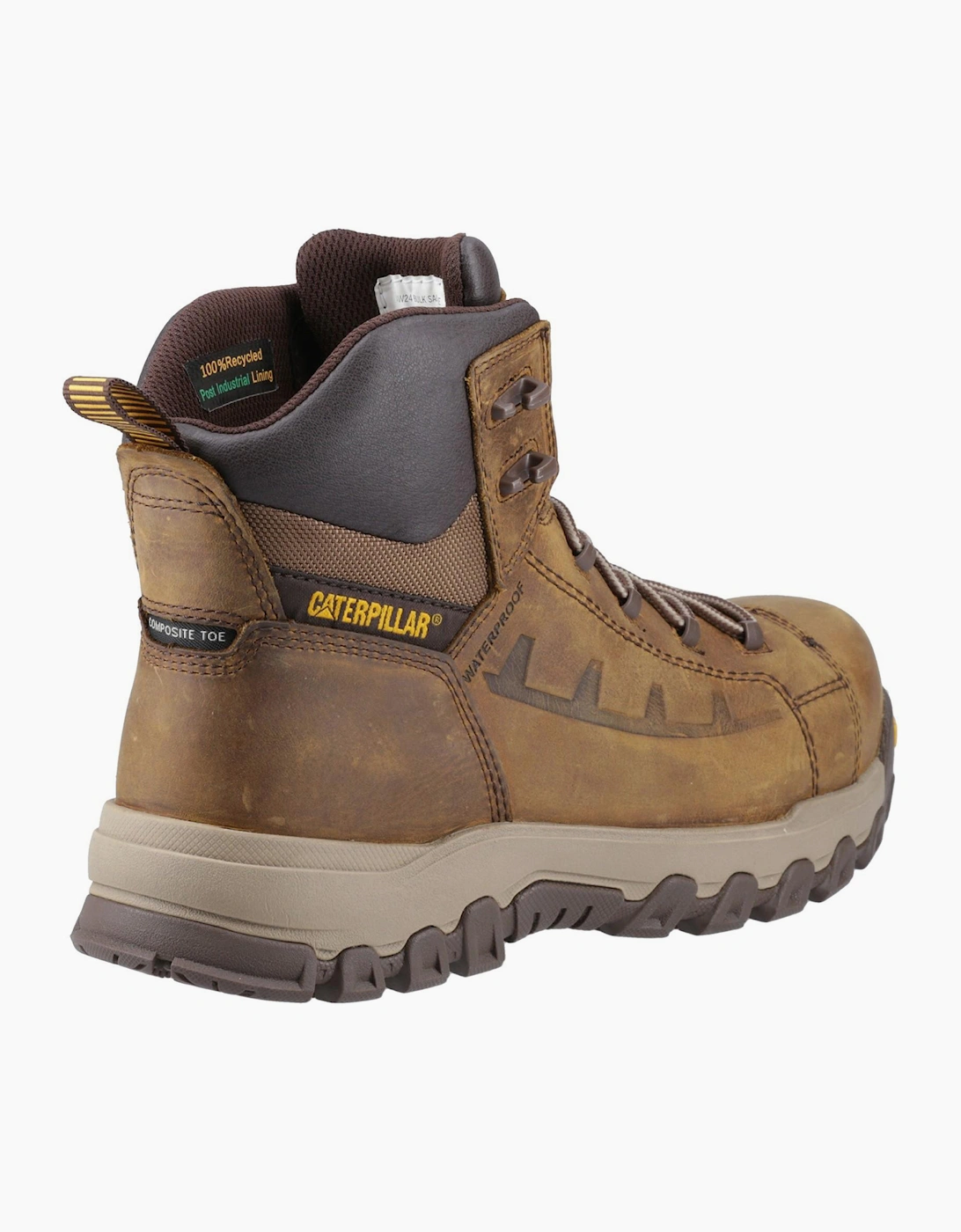 Caterpillar Safety Caterpillar Threshold Rebound Waterproof Safety Boots Mens Pyramid