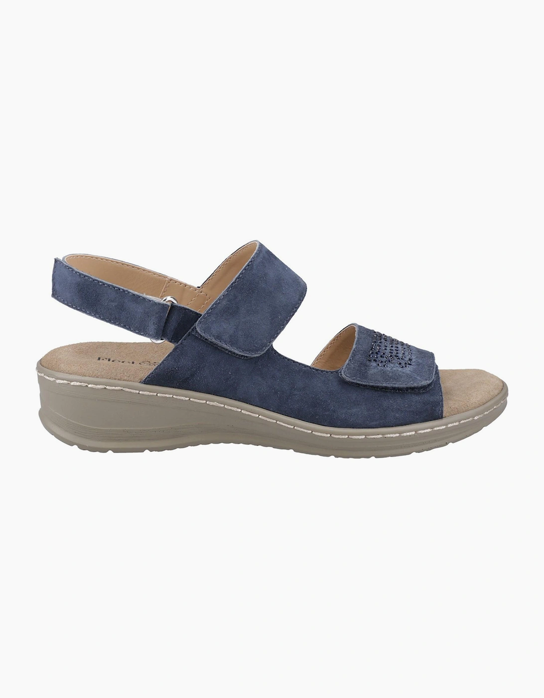 Fleet & Foster Bernice Womens Leather Sandal Navy